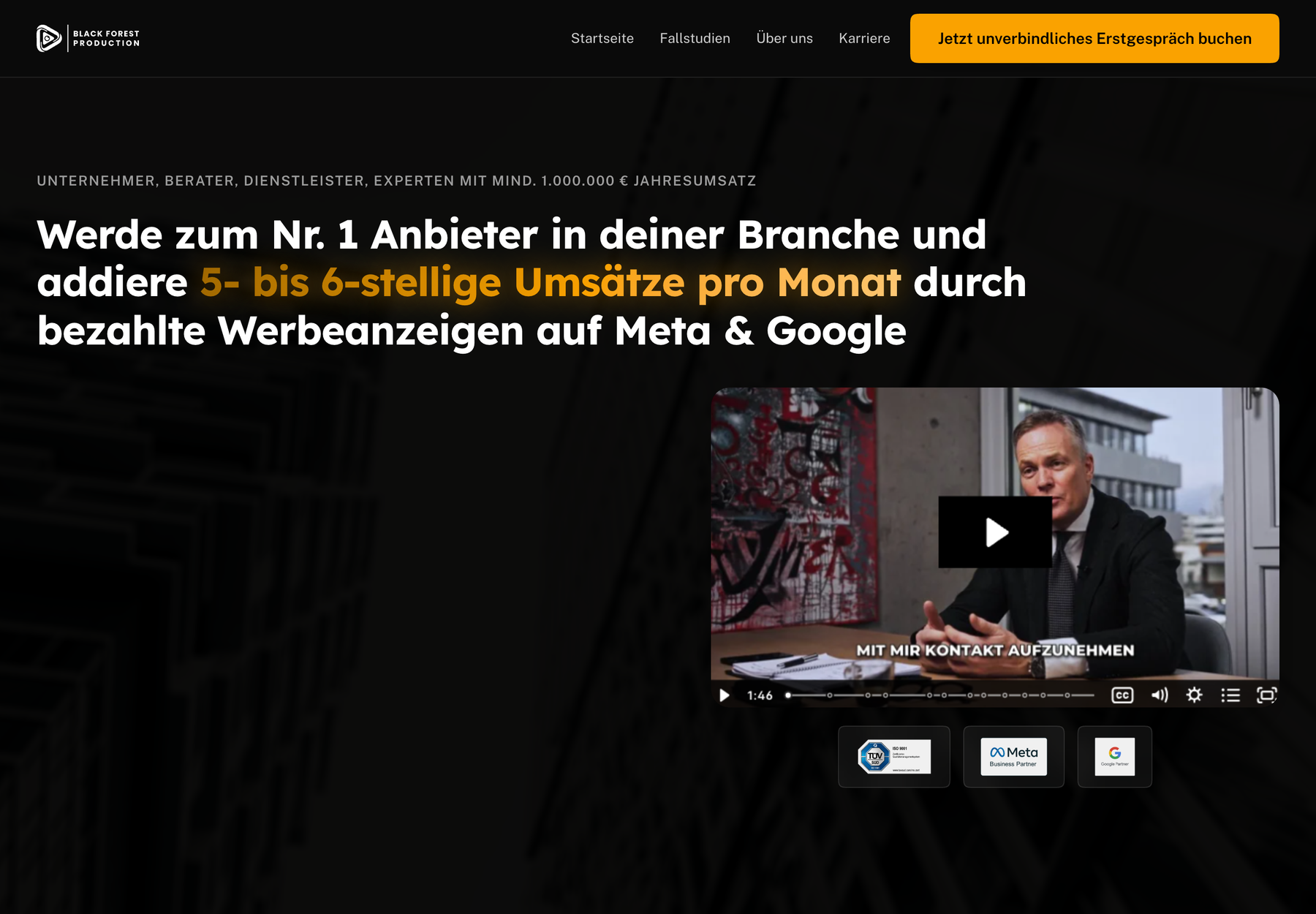 Conversion Page Beispiel (Demo)